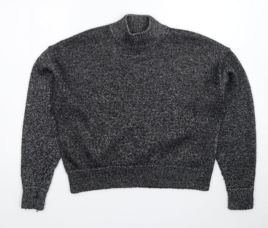 Womens UK Size M Zara Silver Pullover Jumper
