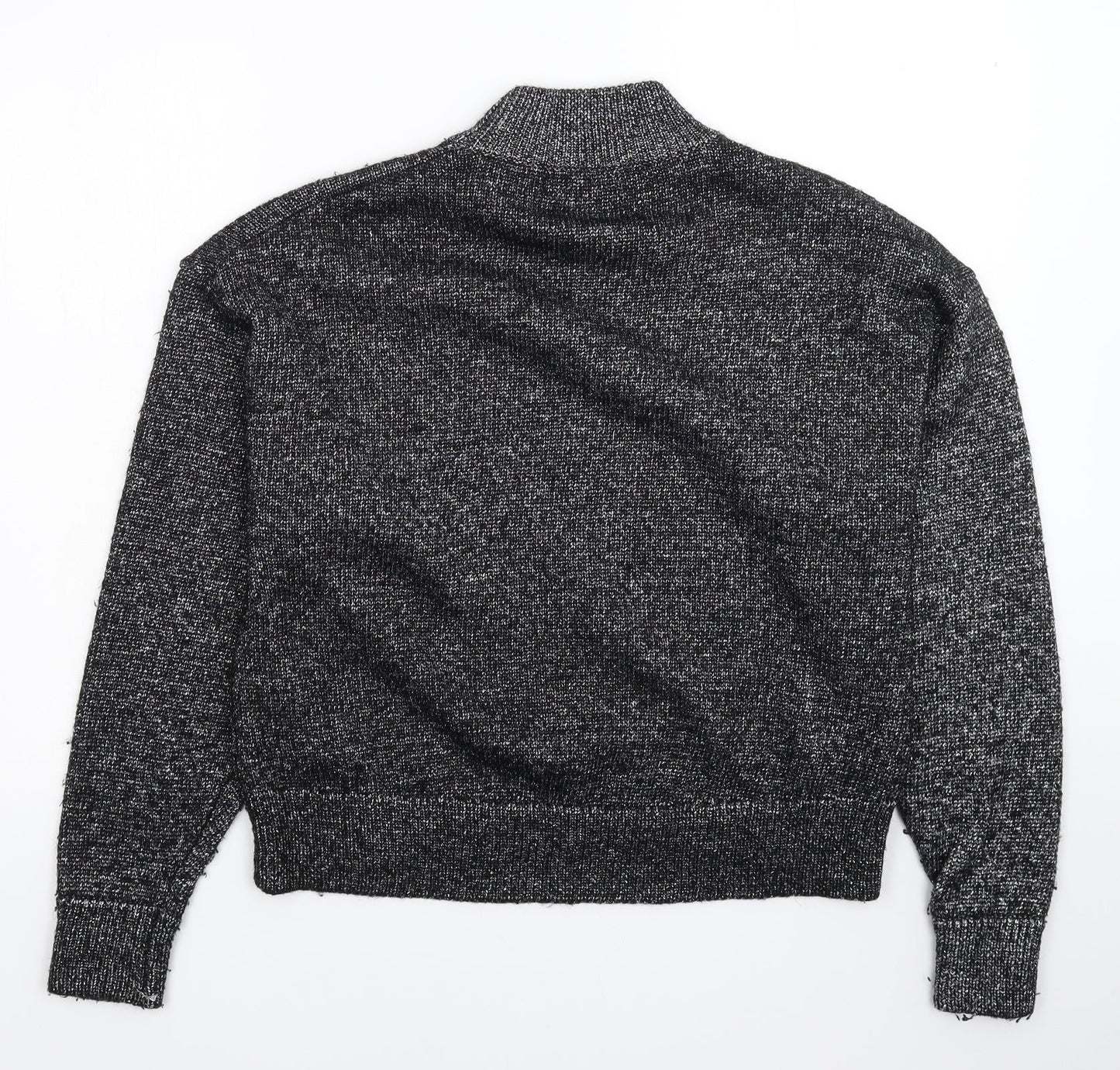 Womens UK Size M Zara Silver Pullover Jumper