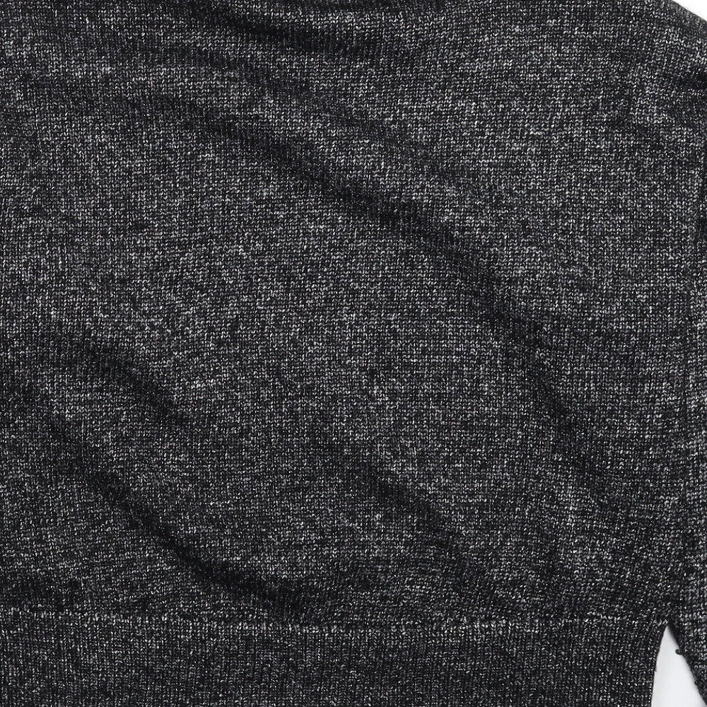 Womens UK Size M Zara Silver Pullover Jumper
