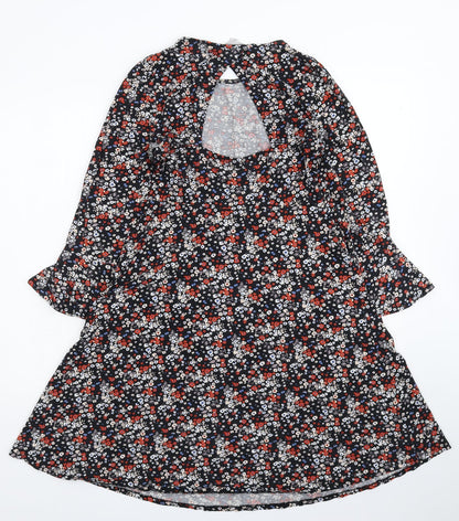 Red Herring Womens Multicoloured Floral  Fit & Flare  Size 10