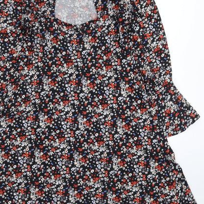 Red Herring Womens Multicoloured Floral  Fit & Flare  Size 10