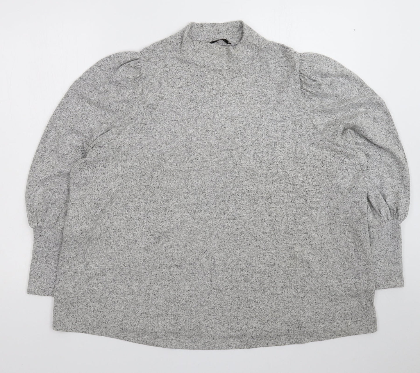 TU Womens Grey  Knit Pullover Jumper Size 20