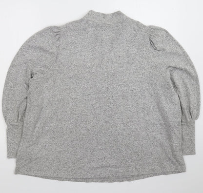 TU Womens Grey  Knit Pullover Jumper Size 20