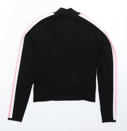 Womens UK Size XS Divided Black Pullover Jumper