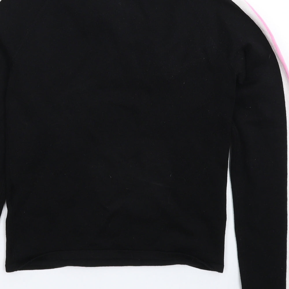 Womens UK Size XS Divided Black Pullover Jumper