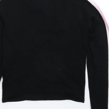 Womens UK Size XS Divided Black Pullover Jumper