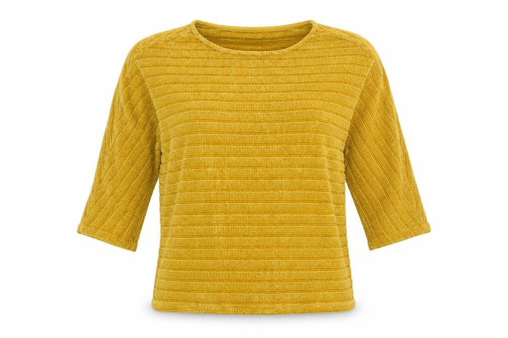Womens UK Size S Viz a Viz Yellow Pullover Jumper