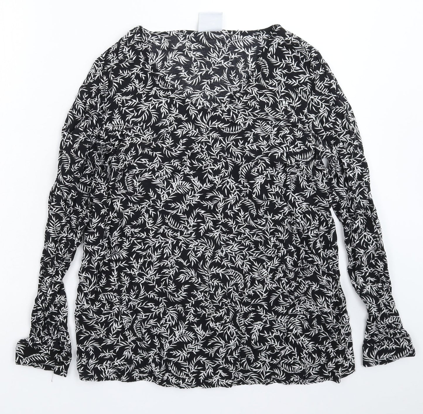 Womens UK Size M Mamalicious Black Basic Blouse