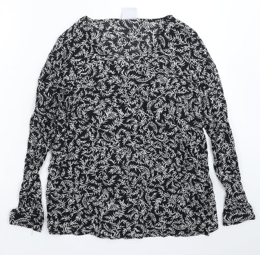 Womens UK Size M Mamalicious Black Basic Blouse