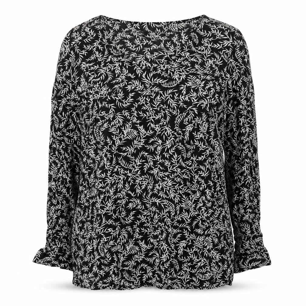 Womens UK Size M Mamalicious Black Basic Blouse