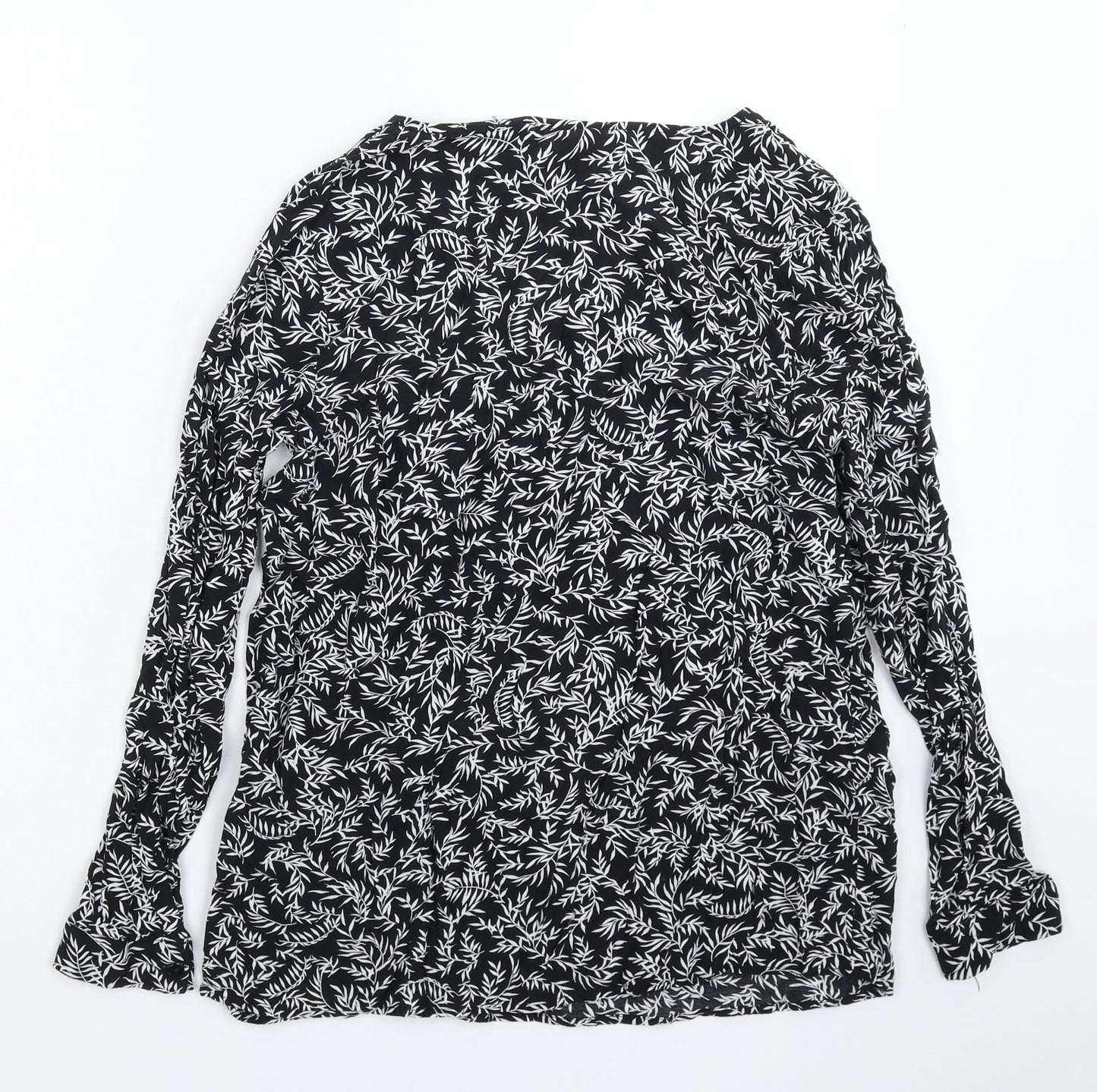 Womens UK Size M Mamalicious Black Basic Blouse
