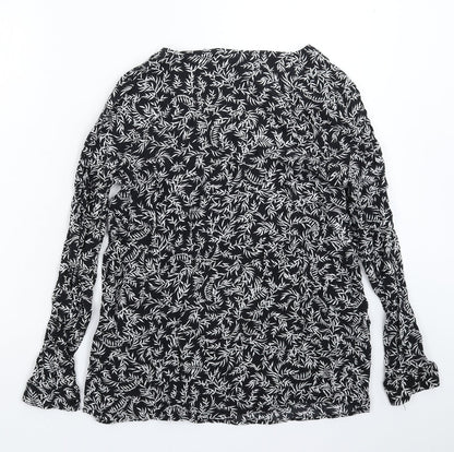 Womens UK Size M Mamalicious Black Basic Blouse