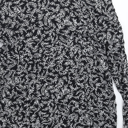 Womens UK Size M Mamalicious Black Basic Blouse