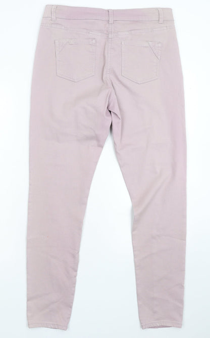 NEXT Womens Pink  Denim Skinny Jeans Size 10 L29 in