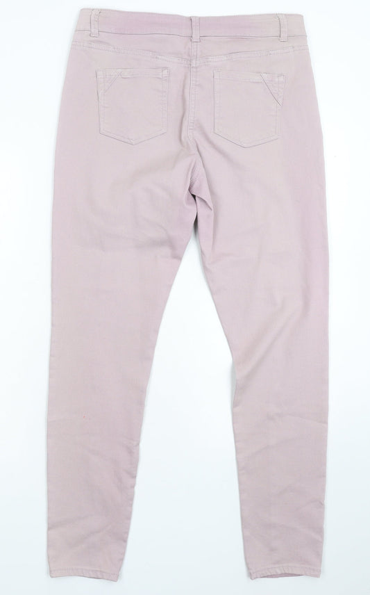 NEXT Womens Pink  Denim Skinny Jeans Size 10 L29 in