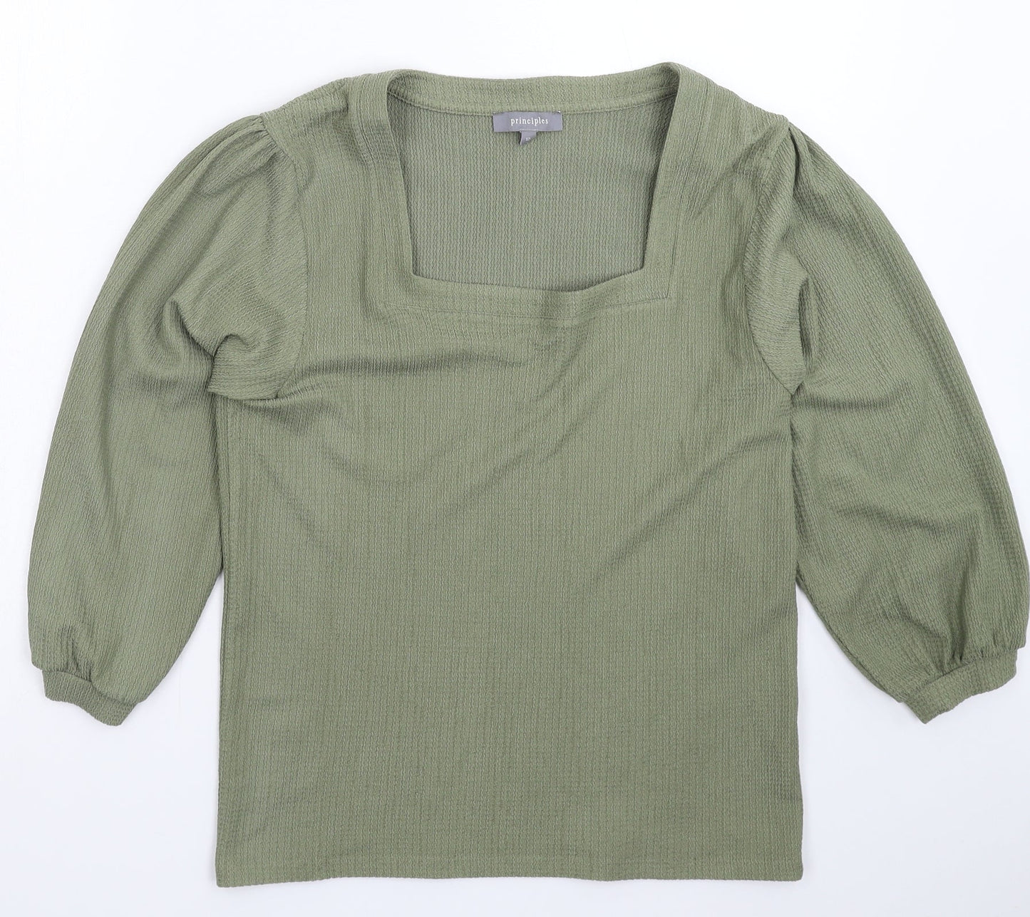 Womens UK Size 12 Principles Green Pullover Jumper