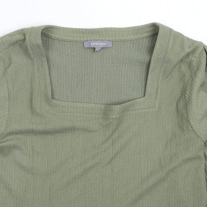 Womens UK Size 12 Principles Green Pullover Jumper