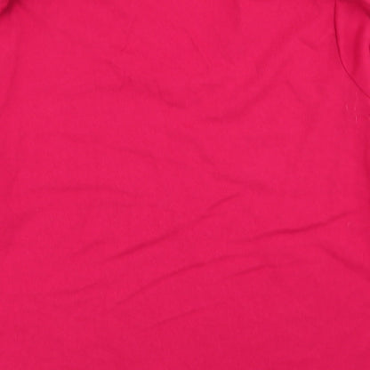 Womens UK Size 14 tigi Red Basic Polo