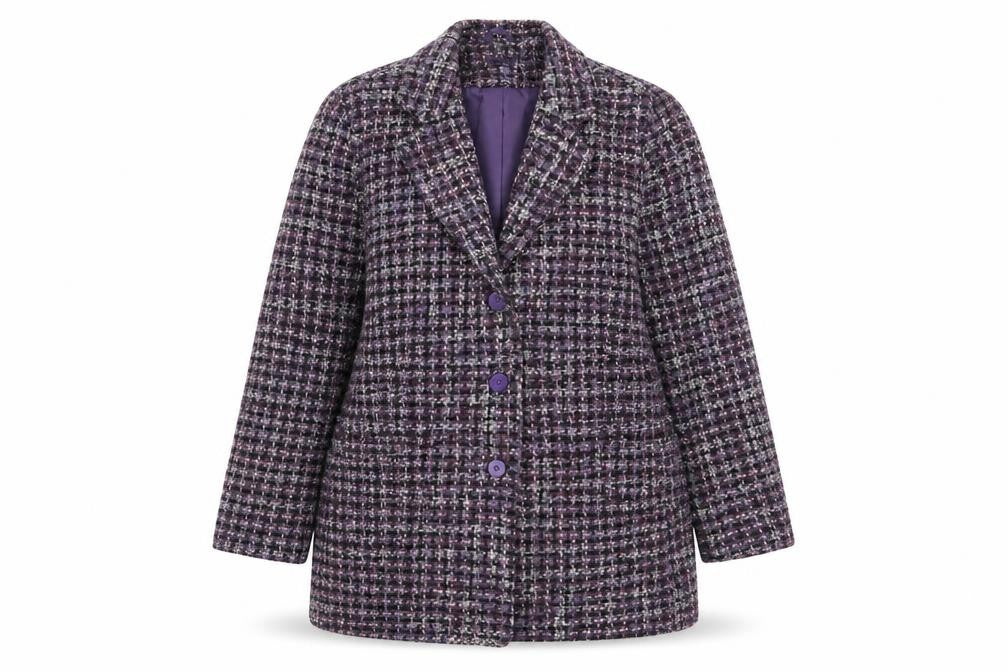 Womens UK Size 16 Damart Multicoloured Overcoat