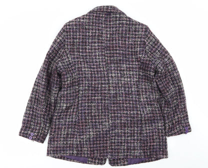 Womens UK Size 16 Damart Multicoloured Overcoat