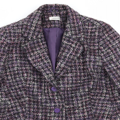 Womens UK Size 16 Damart Multicoloured Overcoat