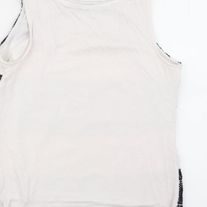 Womens UK Size S Oasis Multicoloured Basic Tank