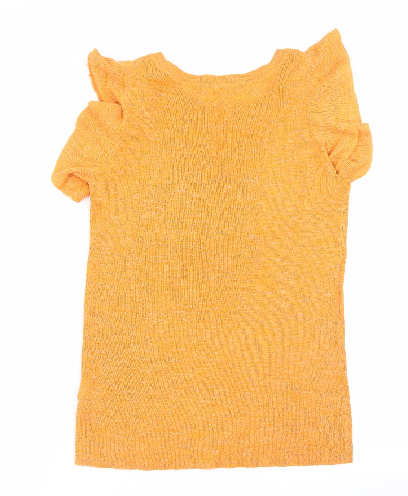 Womens UK Size 10 NEXT Orange Basic T-Shirt