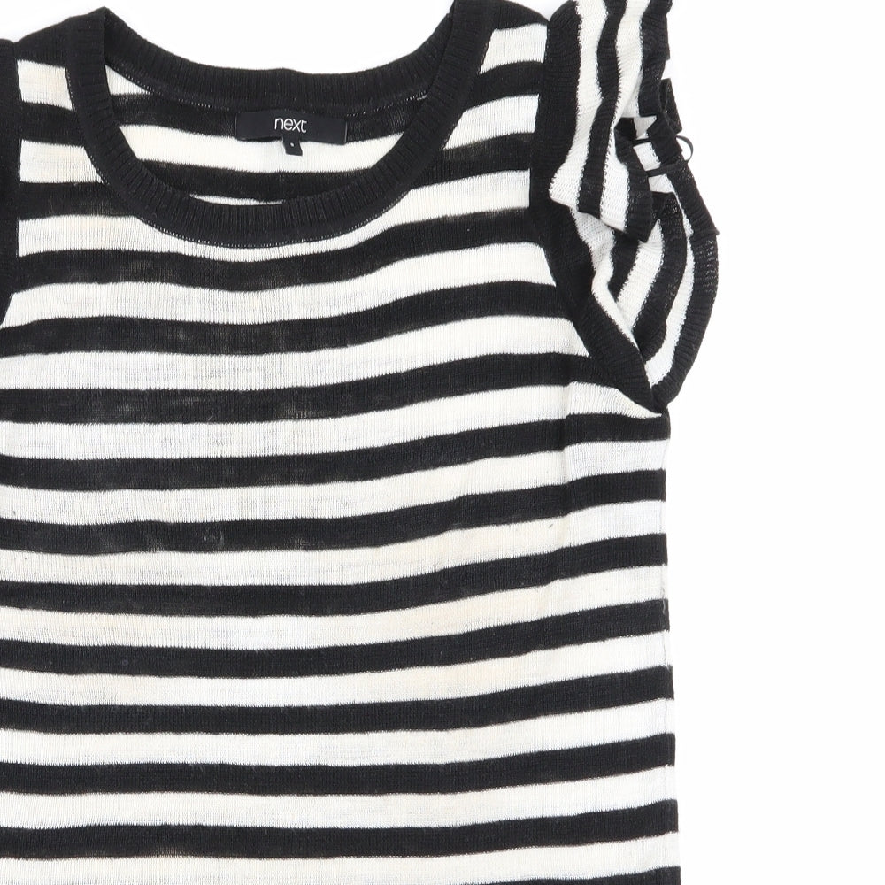 Womens UK Size 8 NEXT Multicoloured Basic T-Shirt