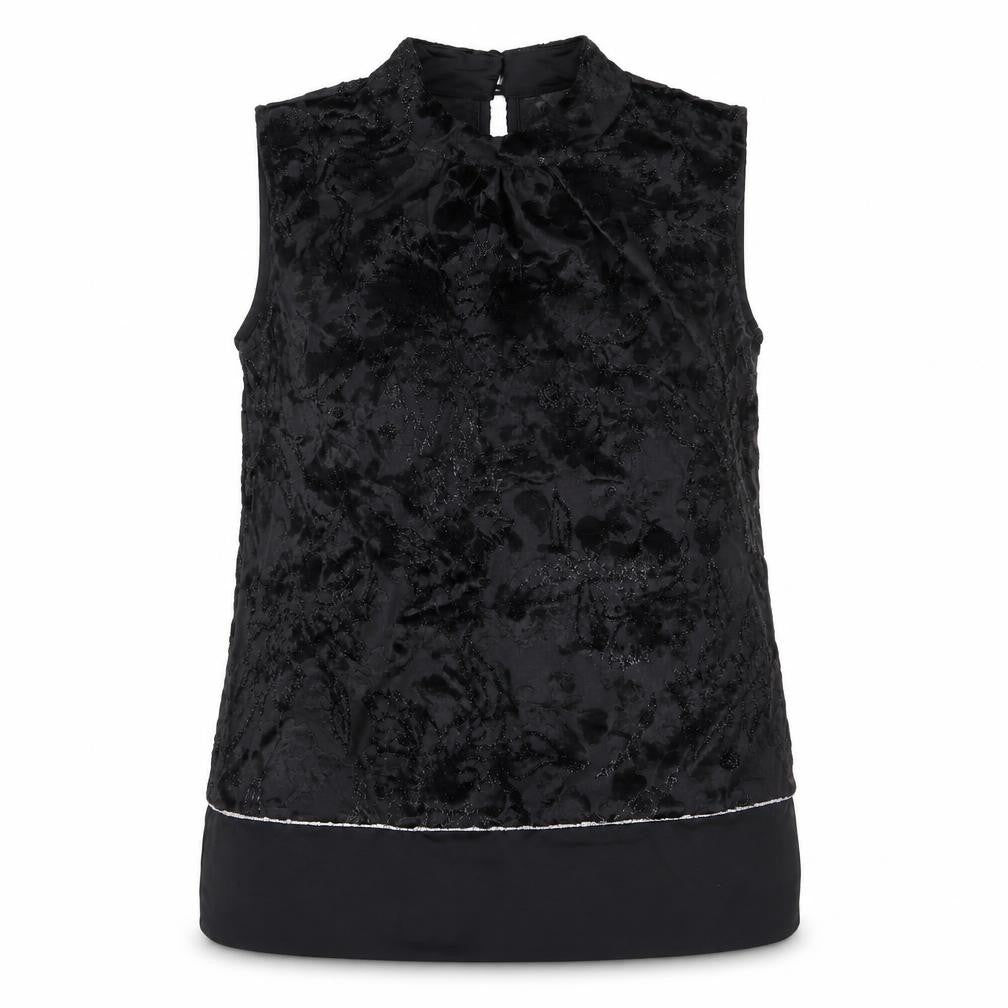 Womens UK Size 10 NEXT Black Basic Blouse