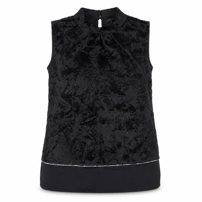 Womens UK Size 10 NEXT Black Basic Blouse