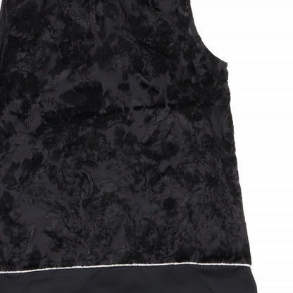 Womens UK Size 10 NEXT Black Basic Blouse
