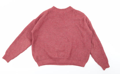 Womens UK Size S NEXT Red Pullover Jumper
