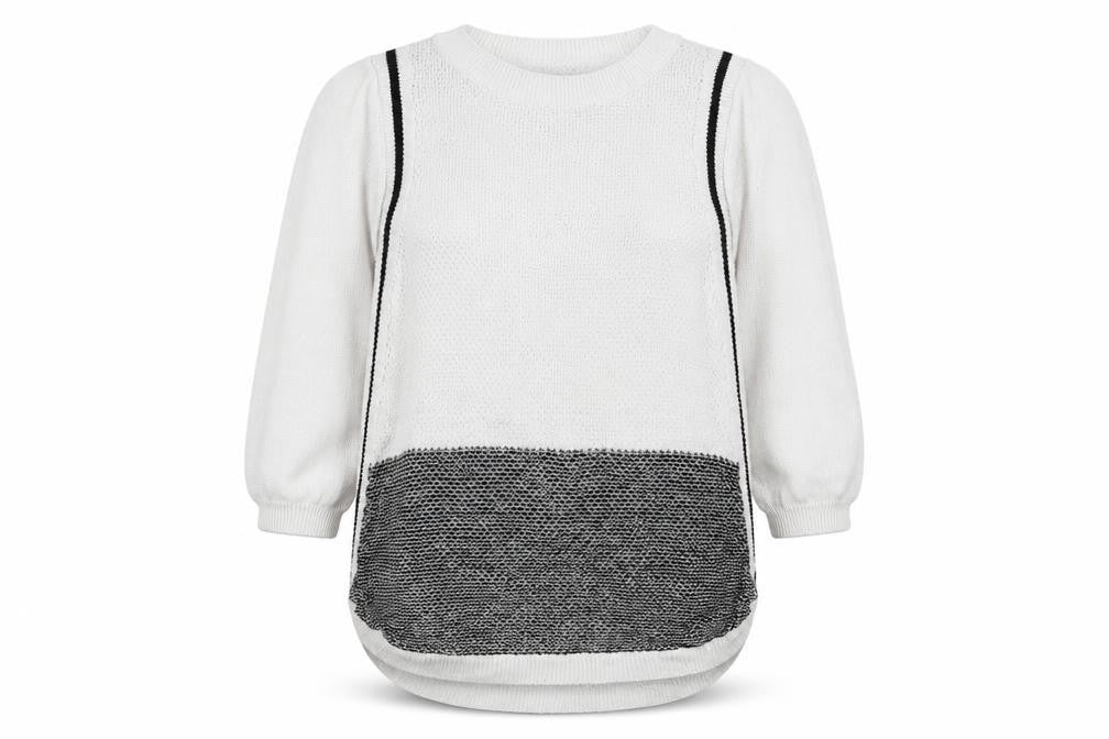 Front view of Rockmans women’s multicoloured jumper, size M