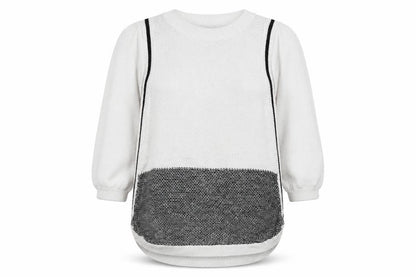 Front view of Rockmans women’s multicoloured jumper, size M