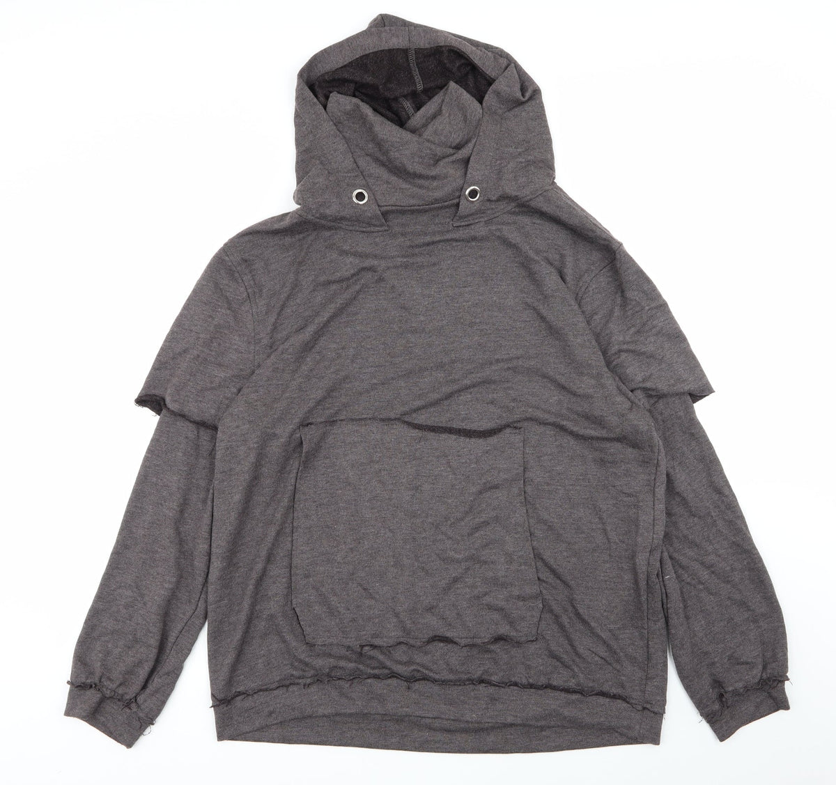 Additional front view of UMGEE women’s grey jumper, size L