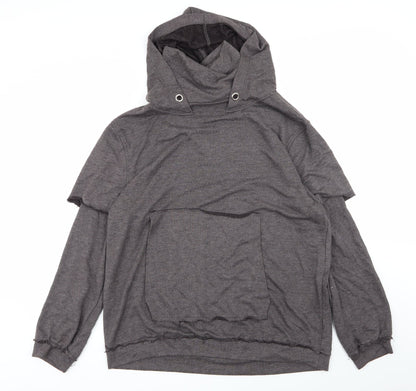 Additional front view of UMGEE women’s grey jumper, size L