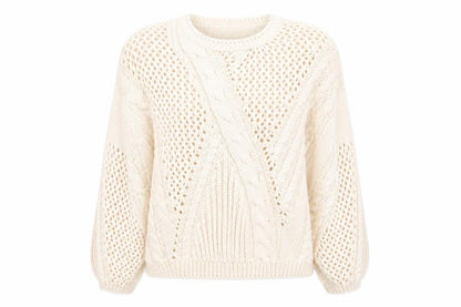 Womens UK Size S sweewe Beige Pullover Jumper
