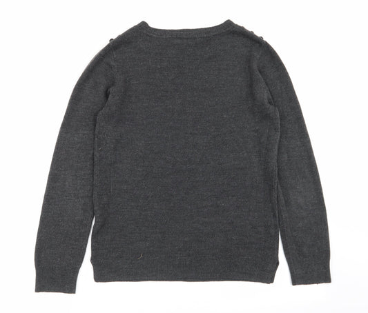 Primark Womens Grey   Pullover Jumper Size 12