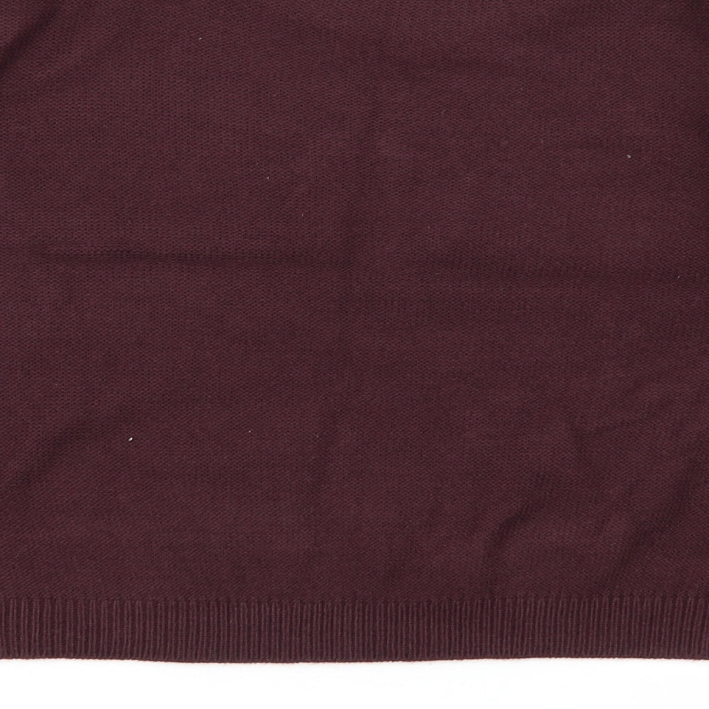 Womens UK Size M Brave Soul Brown Pullover Jumper