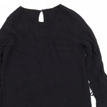 H&M Womens Black   Fit & Flare  Size 10