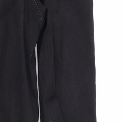 Topshop Womens Black   Skinny Jeans Size 25 in L32 in - RIPPED JEANS