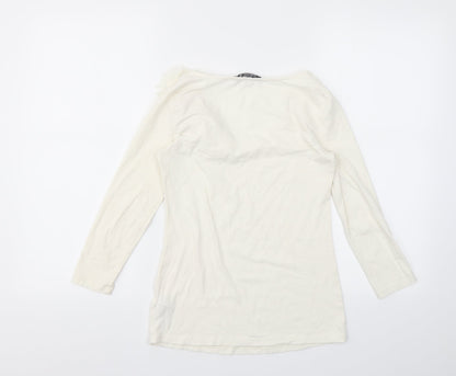 FOREVER 21 Womens Ivory   Basic T-Shirt Size S