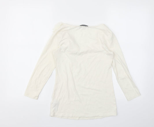 FOREVER 21 Womens Ivory   Basic T-Shirt Size S