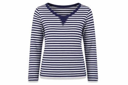 Womens UK Size 8 Avenue Multicoloured Basic T-Shirt