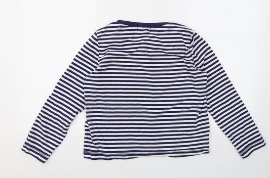 Avenue Womens Multicoloured Striped  Basic T-Shirt Size 8