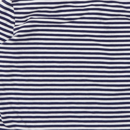 Avenue Womens Multicoloured Striped  Basic T-Shirt Size 8