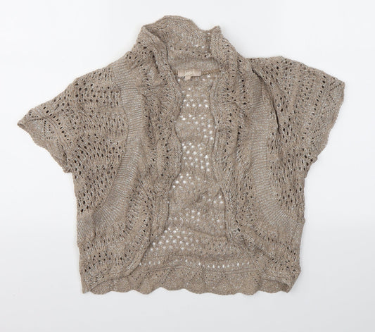 Womens UK Size 12 Soon Brown Cardigan Jumper