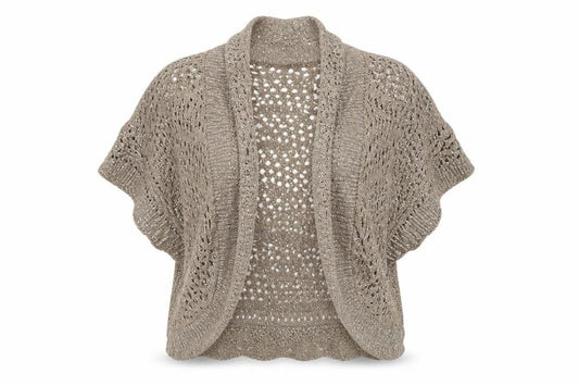 Womens UK Size 12 Soon Brown Cardigan Jumper