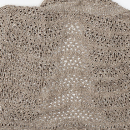 Womens UK Size 12 Soon Brown Cardigan Jumper
