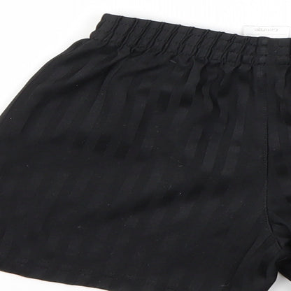 George Boys Black   Sweat Shorts Size 5-6 Years